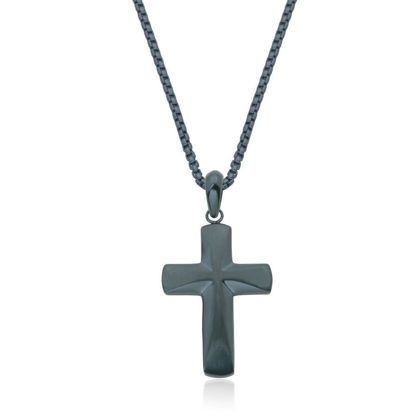 Image de Collier croix en acier inoxydable T3XA920524 de la Collection Steelx