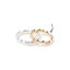 Image de Bague Be Rice Bead de la Collection Beblue recouverte d'or