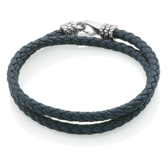 Image sur Bracelet en cuir et acier inoxydable T1XA930217 de la Collection Steelx