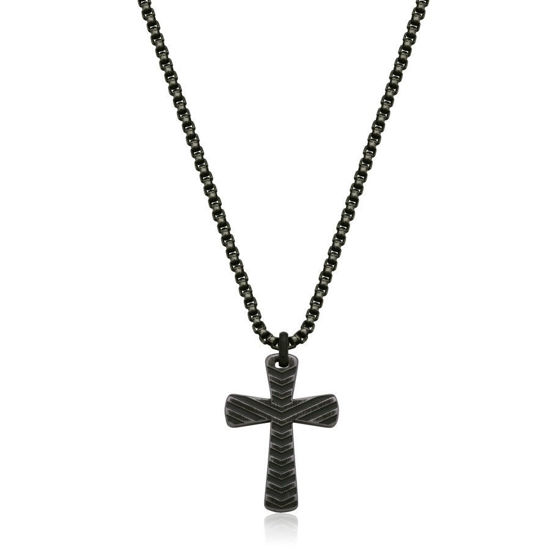 Image sur Collier croix en acier inoxydable T3XE240424 de la Collection Steelx