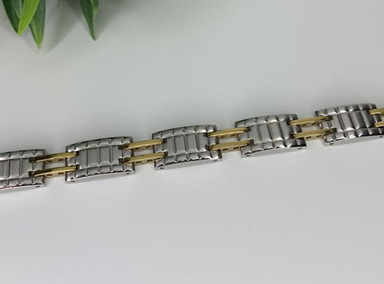 Image sur Bracelet semi-rigide en acier inoxydable 8 1/2" - BOS67
