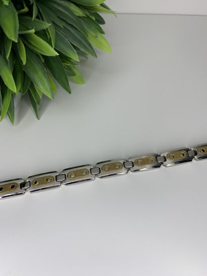 Image sur Bracelet semi-rigide en acier inoxydable 8 1/2" - BA203R