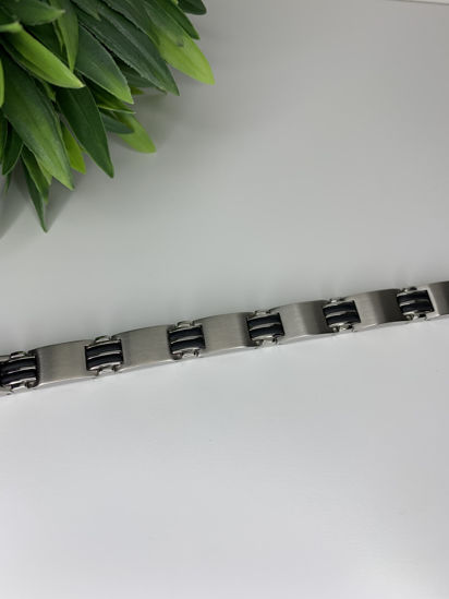 Image sur Bracelet semi-rigide en acier inoxydable 8" - BAA79