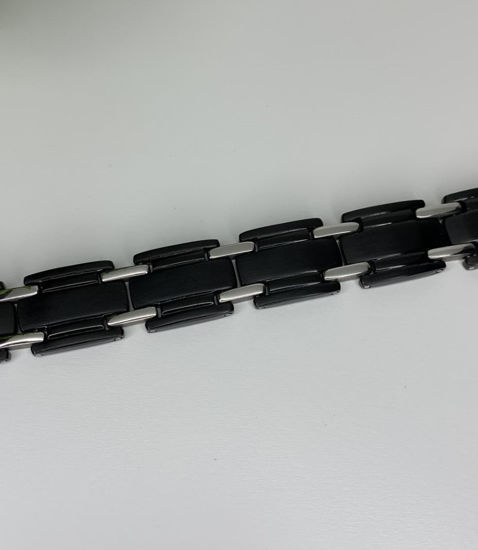 Image sur Bracelet semi-rigide en acier inoxydable 8" - BA614H