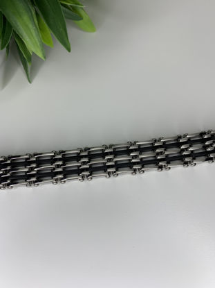 Image de Bracelet semi-rigide en acier inoxydable 8 1/2" - BE107