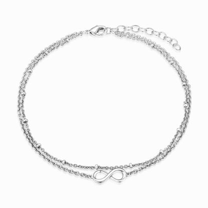 Image de Chaine de cheville R1A894A048 en argent 925 de la Collection Reign