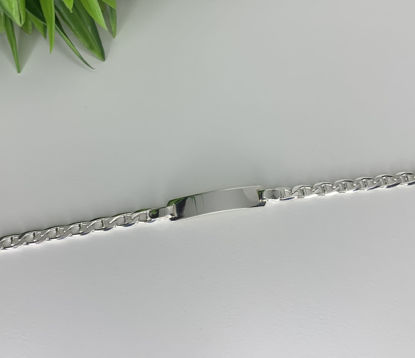 Image de Bracelet avec plaque 6 1/4" - 7 1/4'' en argent 925