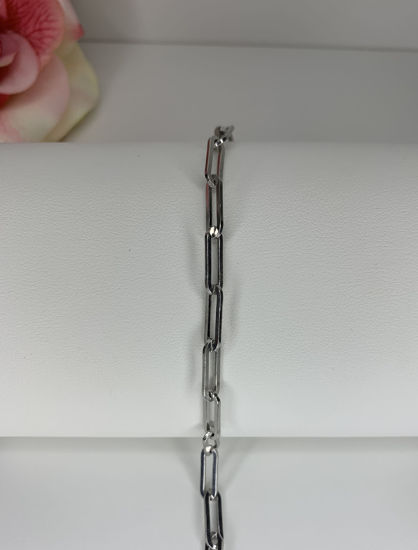 Image sur Bracelet paperclip 7 1/4'' en argent 925