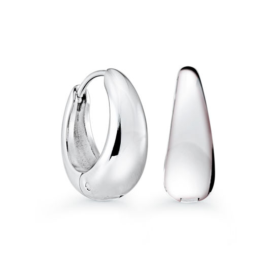 Image sur Boucles d'oreilles en acier inoxydable SEA383 de la Collection Italgem