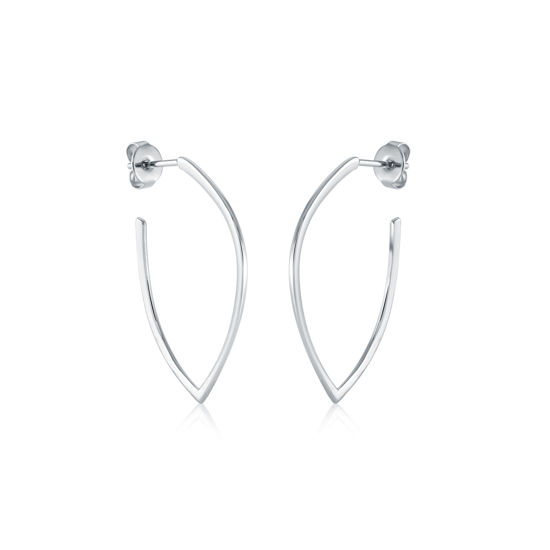 Image sur Boucles d'oreilles en acier inoxydable SEA362 de la Collection Italgem