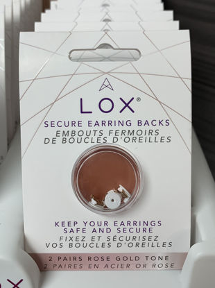 Image de LOX - Papillons avec fermeture de sécurité couleur rose