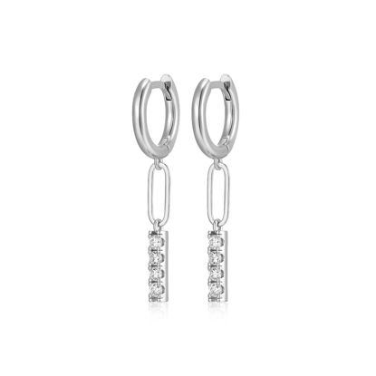 Image de Boucles d'oreilles R2ATMW0027 en argent 925 de la Collection Reign