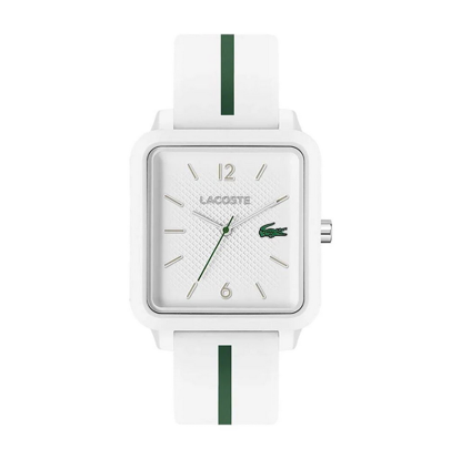 Image de Montre pour homme blanche et verte Lacoste - 2011251